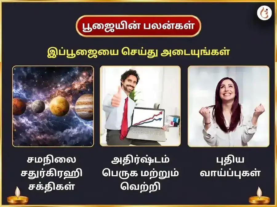 சதுர்கிரஹி யோக சாந்தி 11000 மூல மந்திர ஜபம் மற்றும் கிருத ஆஹுதி சங்கல்ப மகாபூஜை puja gallery 1