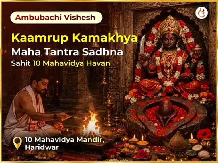 Ambubachi Special Kaam-Roop Kamakhya Maha Tantra Sadhna & 10 Mahavidya Tantrik Havan puja image 1