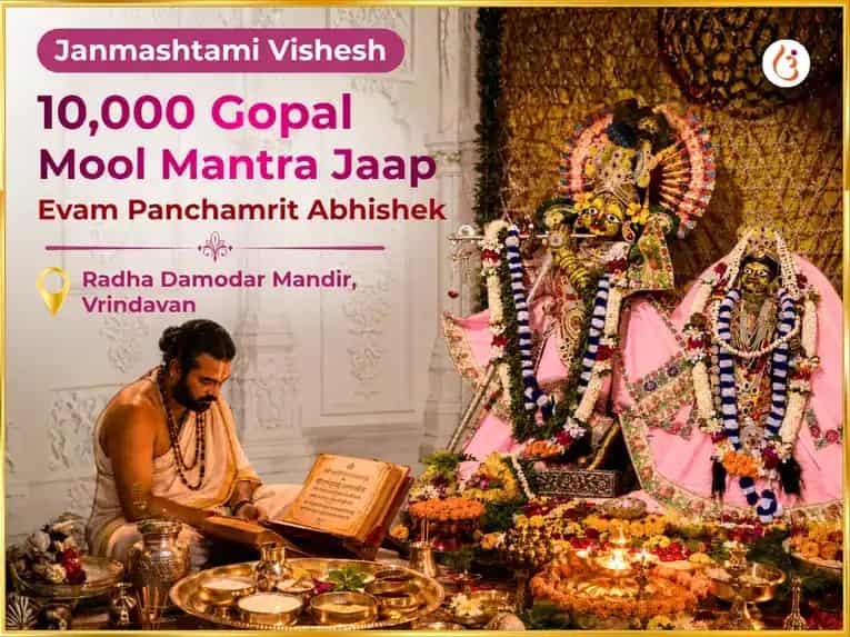 Janmashtami Vishesh 10,000 Gopal Mool Mantra Jaap evam Panchamrit Abhishek puja image 1