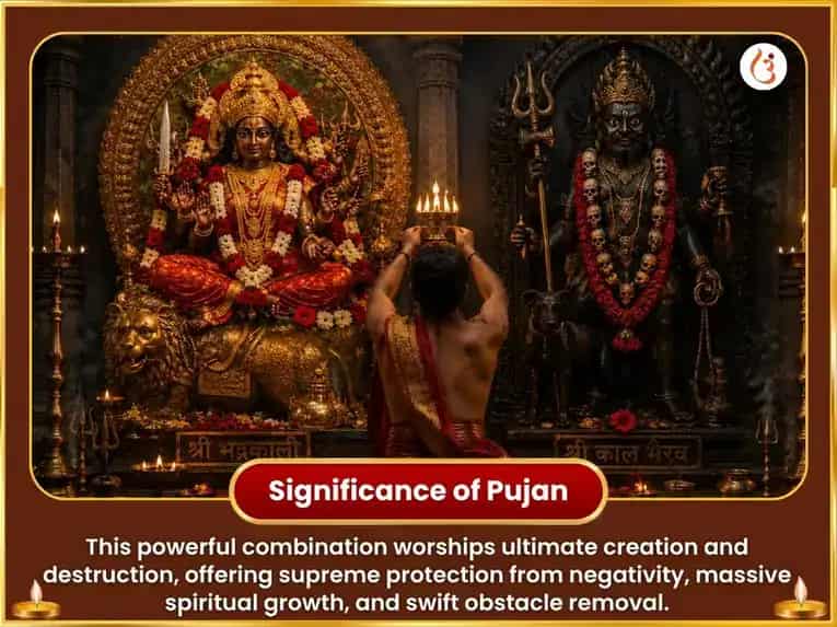 Gupta Navratri Vishesh Maa Kamakhya Ashtadash Bhairav Maha Suraksha Kavach Havan Anusthan   puja gallery 5