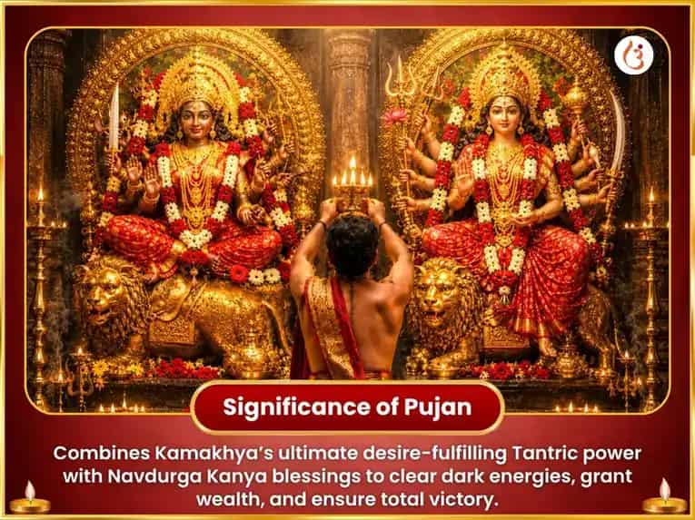 Ambubachi Vishesh Kam Sidhhi Kamakhya Pujan & Navdurga sahit Kanya Pujan puja gallery 5