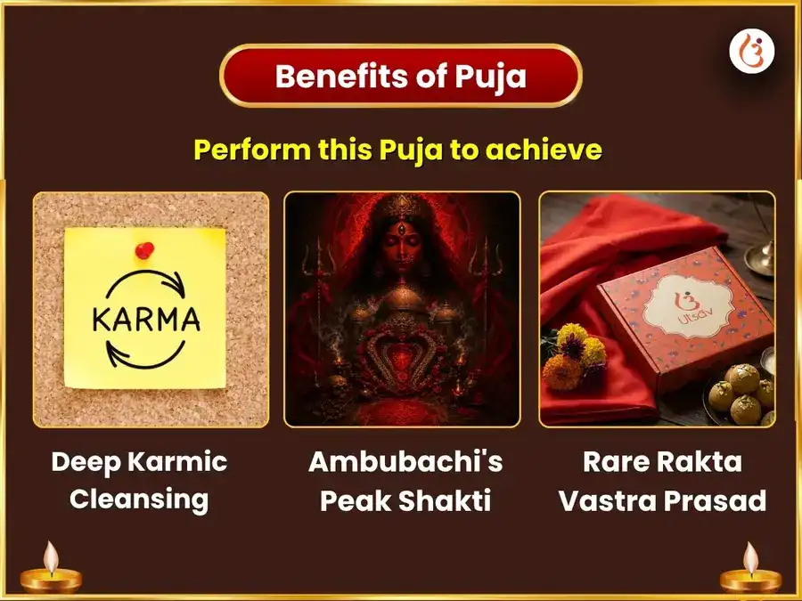 Ambubachi Vishesh Maa Kamakhya Ashtadash Bhairav Maha Suraksha Kavach Havan Anusthan  puja gallery 1