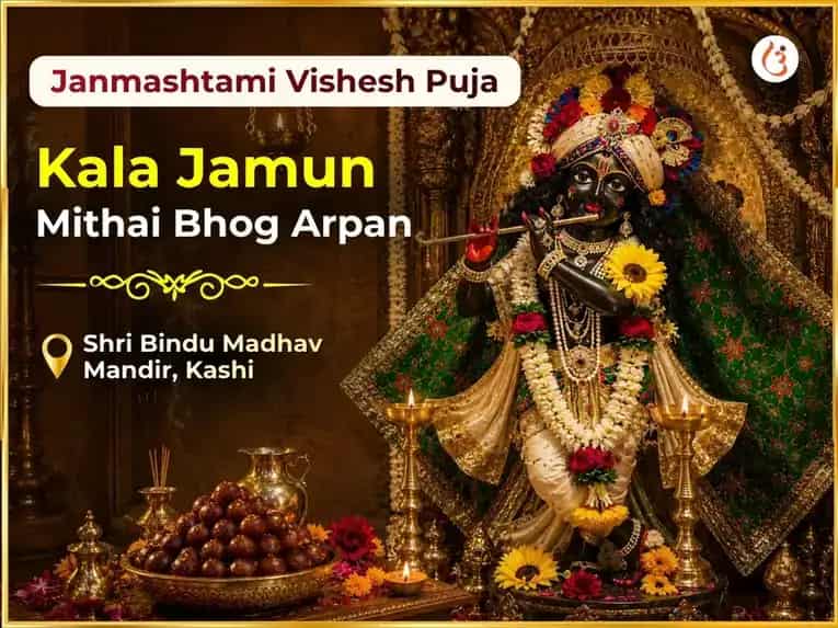 Bindu Madhav Mandir Kashi Vishesh Iccha Purti Maha Puja & Kala Jamun Bhog Daan puja image 1