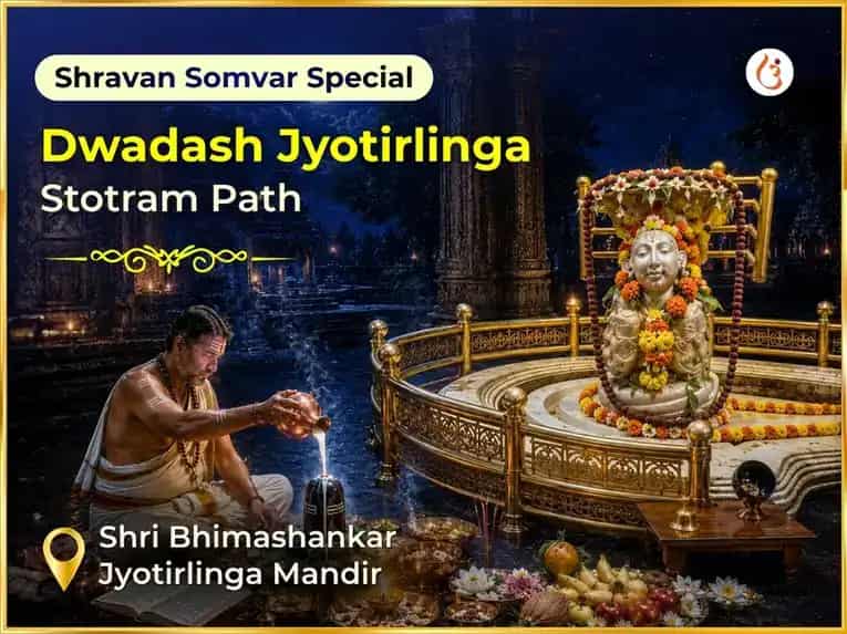 Shravan Somvar Visesh Dwadash Jyotirlinga Stotram Path  Bhimashankar Jyotirlinga puja image 1