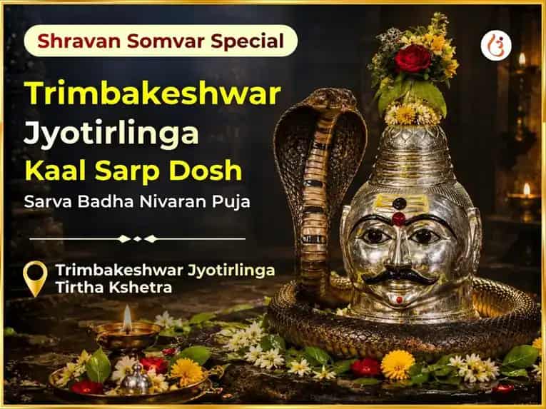 Shravan Somvar Special Trimbakeshwar Jyotirlinga Kaal Sarp Dosh Sarva Badha Nivaran Maha Puja puja image 1