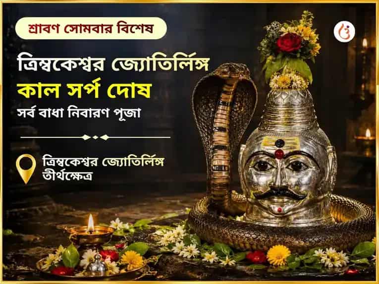 শ্রাবণ সোমবার বিশেষ – ত্র্যম্বকেশ্বর জ্যোতির্লিঙ্গ কালসর্প দোষ ও সর্ববাধা নিবারণ মহাপূজা puja image 1