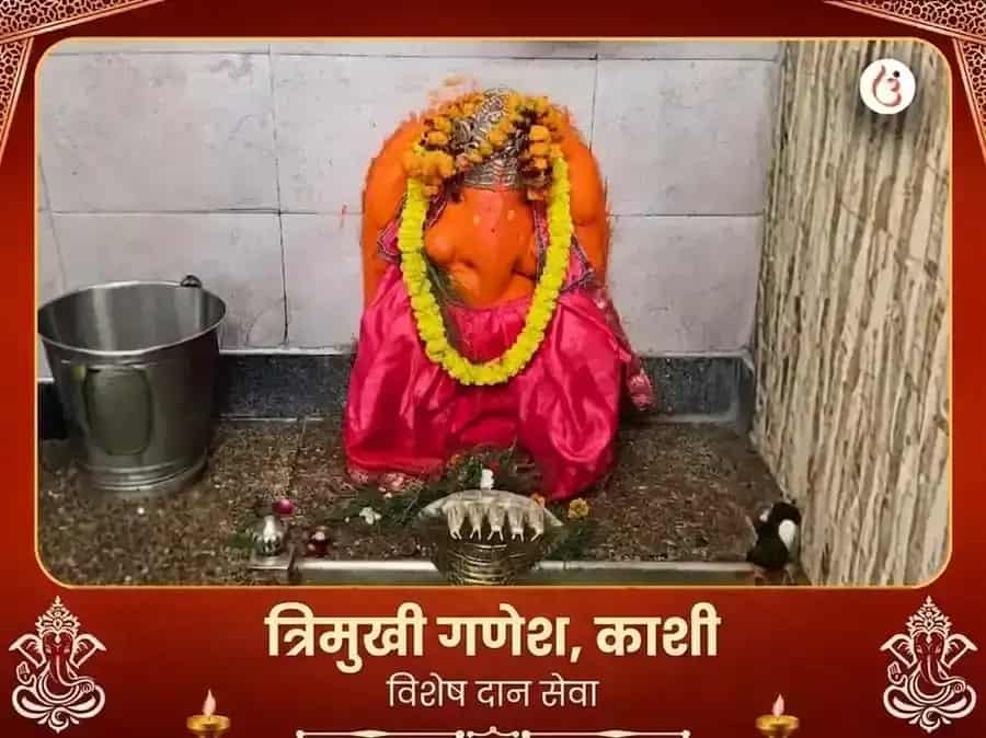 त्रि मुखी गणेश काशी विशेष दान सेवा puja image 1