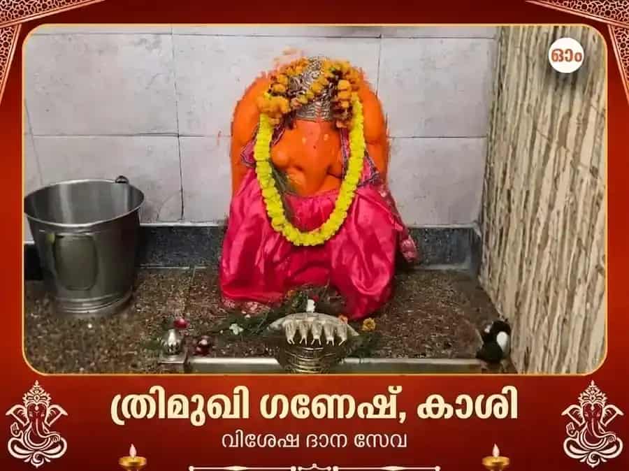 ത്രിമുഖി ഗണേശ കാശി വിശേഷ് ദാൻ സേവ puja image 1