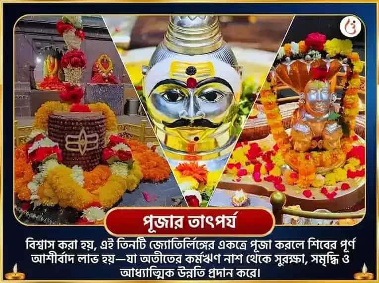 শ্রাবণ সোমবার বিশেষ ত্রি জ্যোতির্লিঙ্গ পঞ্চামৃত মহা রুদ্র অভিষেক পূজা puja gallery 4