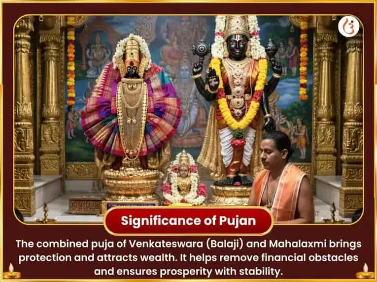 Guru Purnima Vishesh Venkateswara Sahashranam Archana sahit Mahalaxmi Kanak Dhara Stotram Paath puja gallery 4