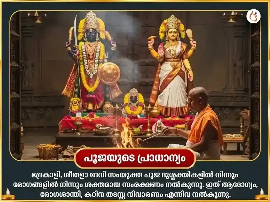 ഗുപ്ത നവരാത്രി മഹാ അഷ്ടമി വിശേഷ് ഓലായ് ചണ്ഡി & ശീതളാ മാതാ സമ്പൂർണ്ണ രോഗ ബാധാ വിനാശക കാളരാത്രി മഹാ തന്ത്ര ഹവന അനുഷ്ഠാനം puja gallery 5
