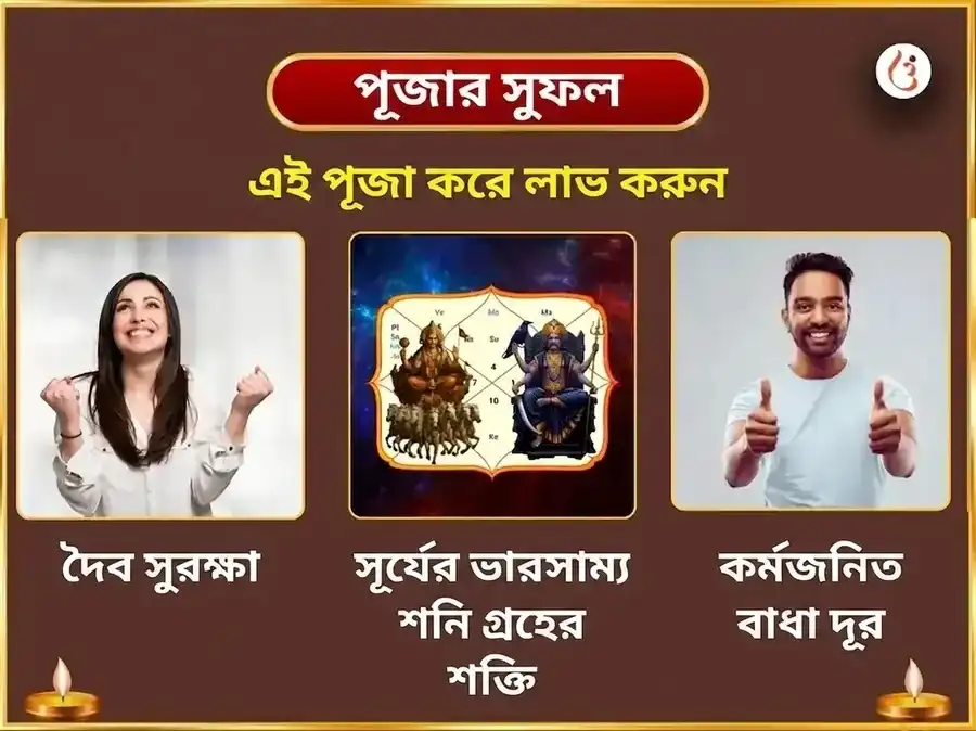 শনি সূর্য কর্ম শুদ্ধি সংযুক্ত গ্রহ শান্তি মহাপূজা puja gallery 1