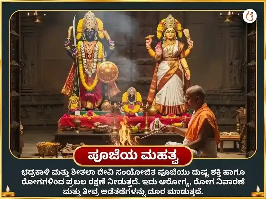 ಕಾಲ ಅಷ್ಟಮಿ ವಿಶೇಷ ಓಲೈ ಚಂಡಿ ಮತ್ತು ಶೀತಲಾ ಮಾತಾ ಸಂಪೂರ್ಣ ರೋಗ ಬಾಧಾ ವಿನಾಶಕ ಕಾಲ ರಾತ್ರಿ ಮಹಾ ತಂತ್ರ ಹವನ ಅನುಷ್ಠಾನ puja gallery 11