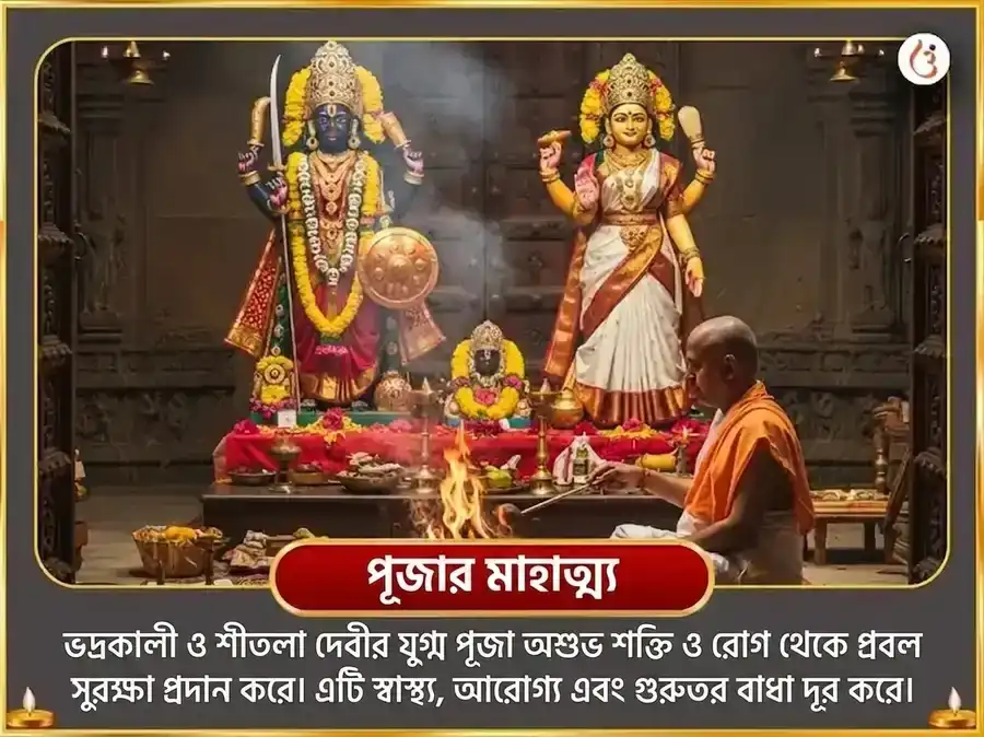 দর্শ অমাবস্যা বিশেষ ওলাই চণ্ডী ও শীতলা মাতা সম্পূর্ণ রোগ বাধা বিনাশক কালরাত্রি মহা তন্ত্র हवन অনুষ্ঠান puja gallery 5