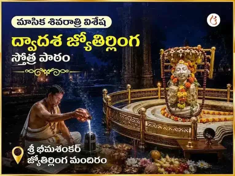 శివరాత్రి ప్రత్యేక ద్వాదశ జ్యోతిర్లింగ స్తోత్ర పారాయణం భీమశంకర్ జ్యోతిర్లింగం puja image 1