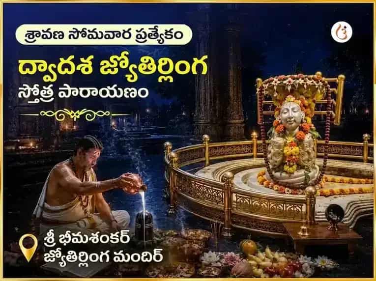 శ్రావణ సోమవార విశేష ద్వాదశ జ్యోతిర్లింగ స్తోత్ర పారాయణం - భీమశంకర్ జ్యోతిర్లింగం puja image 1