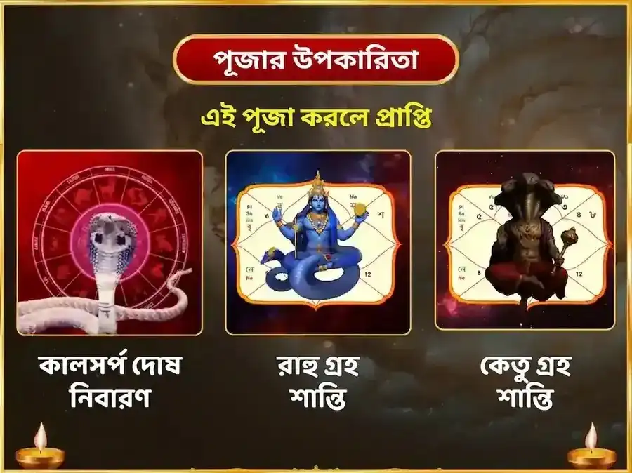 সোমবার রাহু কেতু দোষ নিবারণ সাপ্তাহিক নাগবাসুকি দান সেবা puja gallery 1