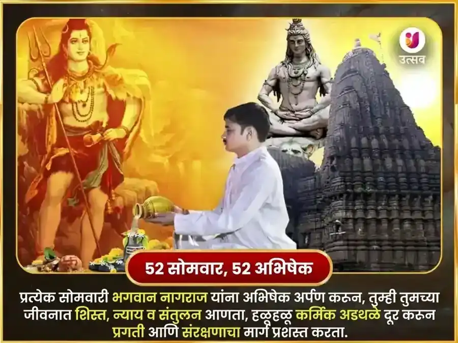 सोमवार राहू केतू दोष निवारण साप्ताहिक नागवासुकी दान सेवा puja gallery 2