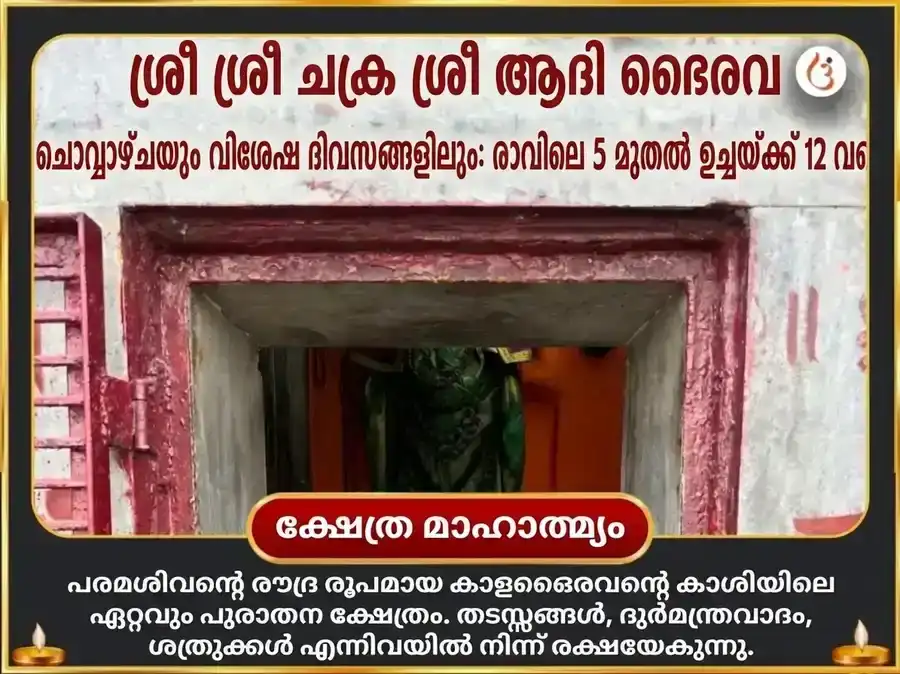 ശ്രാവണ സോമവാര വിശേഷ തീക്ഷ്ണ ദംഷ്ട്ര കാല ഭൈരവ അഷ്ടകം & 64 ഭൈരവ ഹവനം puja gallery 4