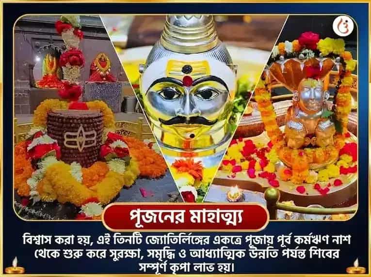 মাসিক শিবরাত্রি বিশেষ ত্রি জ্যোতির্লিঙ্গ পঞ্চামৃত মহা রুদ্র অভিষেক পূজা puja gallery 3