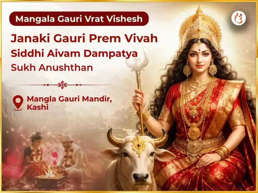  Mangala Gauri Vrat Vishesh Janaki Gauri Prem Vivah Siddhi & Dampatya Sukh Anushthan puja image 1
