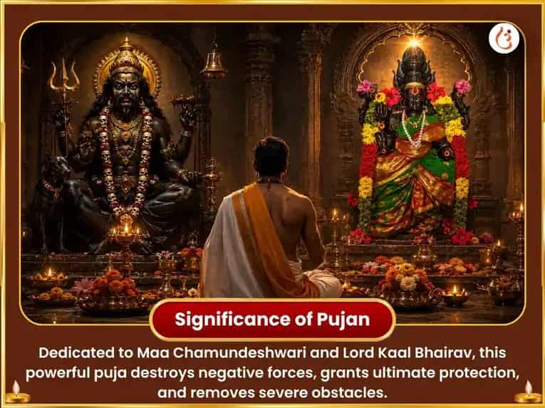 Kal Ashtami Vishesh Maa Chamundeshwari Navchandi & 64 Bhairav Homa puja gallery 4