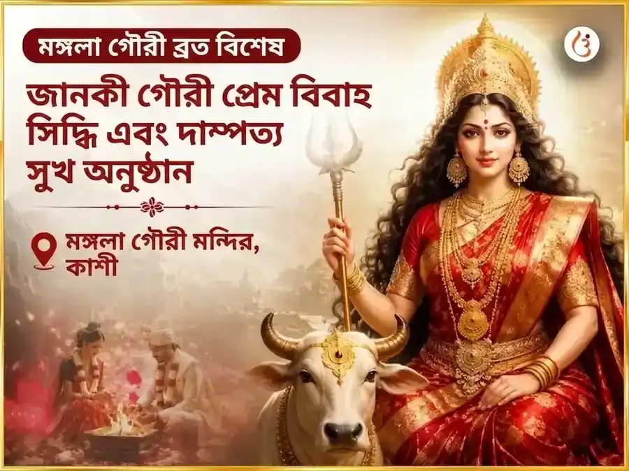 মঙ্গলা গৌরী ব্রত বিশেষ জানকী গৌরী প্রেম বিবাহ সিদ্ধি ও দাম্পত্য সুখ অনুষ্ঠান puja image 1