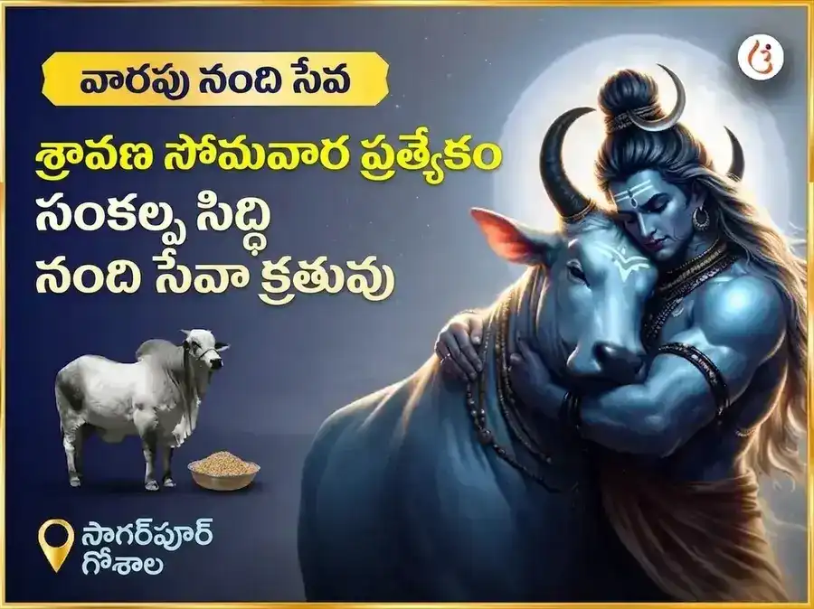 శ్రావణ సోమవార విశేష సంకల్ప సిద్ధి వారపు నంది సేవ puja image 1