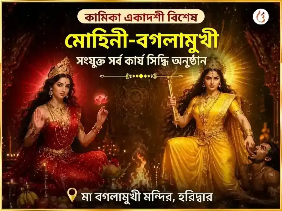 Kamika Ekadashi Special Baglamukhi Mohini Sanyukt Sarva Karya Siddhi Maha Anusthan puja image 1