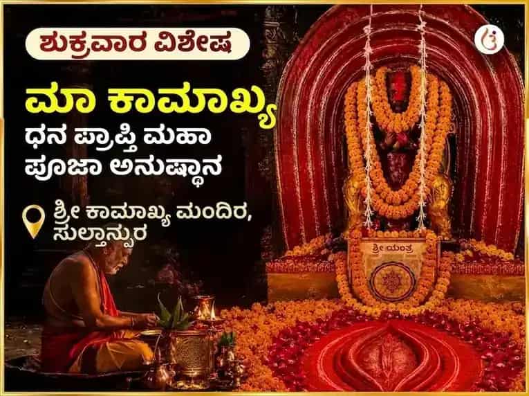 ಶುಕ್ರವಾರ ವಿಶೇಷ ಮಾ ಕಾಮಾಖ್ಯ ಧನ ಪ್ರಾಪ್ತಿ ಮಹಾ ಪೂಜೆ puja image 1