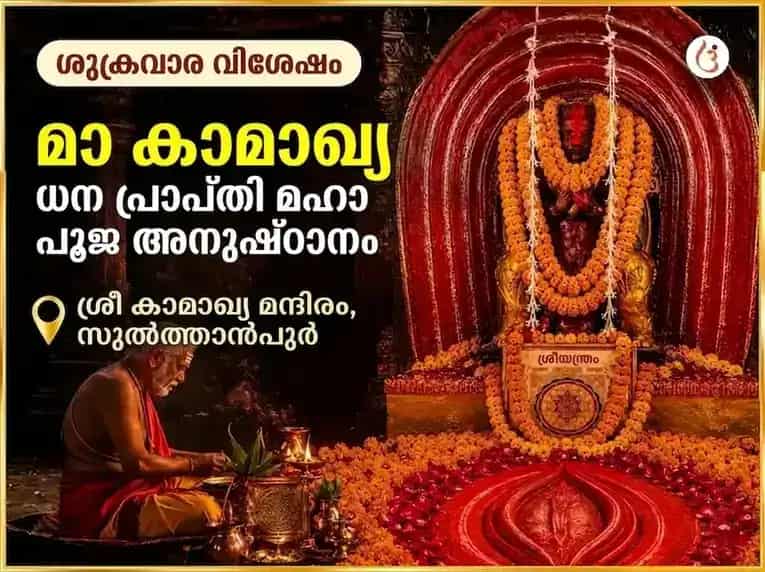 ശുക്രവാര വിശേഷ മാ കാമാഖ്യ ധന പ്രാപ്തി മഹാ പൂജ puja image 1