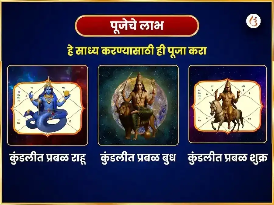 कुंभ राशी गोचर राहू बुध शुक्र त्रिग्रही शांती महा अनुष्ठान puja gallery 1