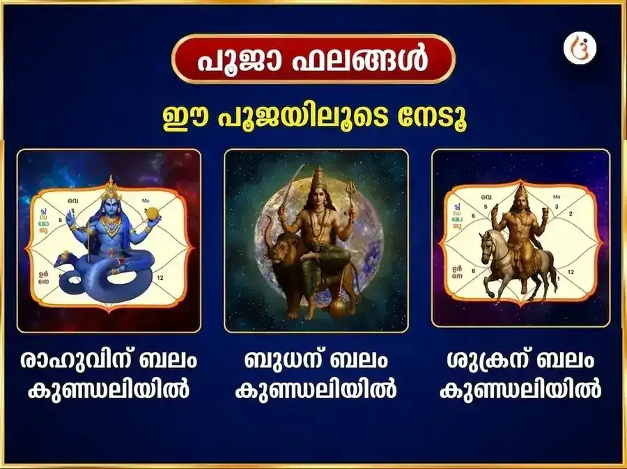 കുംഭ രാശി ഗോചര രാഹു ബുധ ശുക്ര ത്രിഗ്രഹി ശാന്തി മഹാ അനുഷ്ഠാനം puja gallery 1