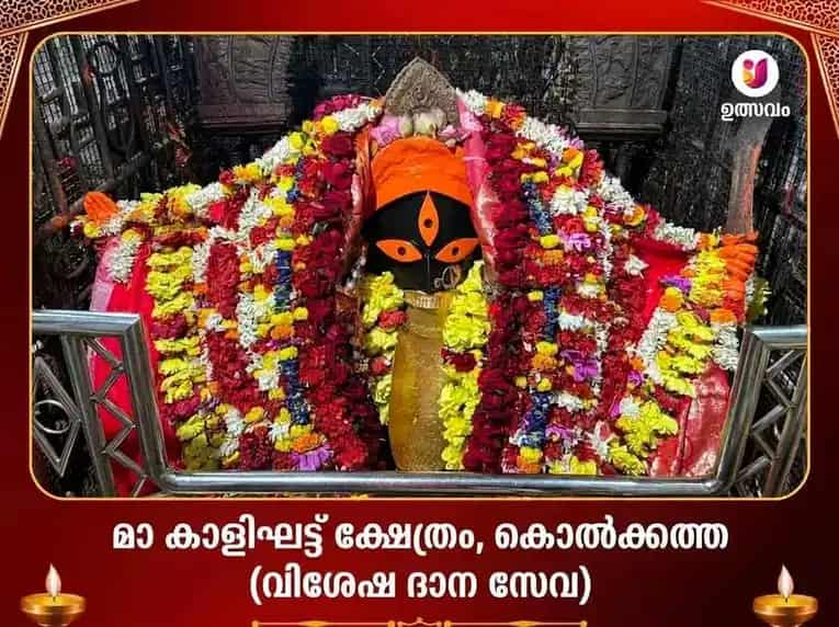 കാളിഘട്ട് വിശേഷ മാ കാളി വസ്ത്ര ദാന സേവ puja image 1