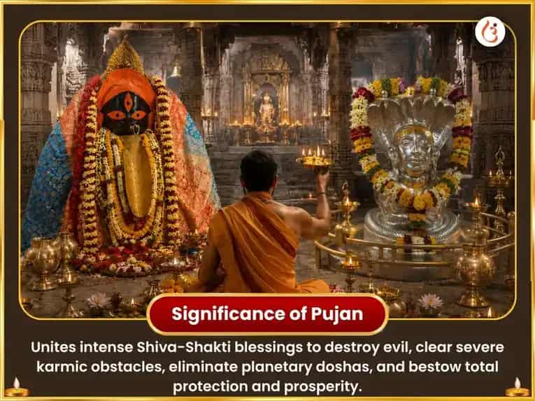 Shravan Amavasya & Surya Grahan Vishesh Kalighat Ashta Kali Maha Tantra Havan & Bhimashankar Jyotirlinga Maha Rudra Abhishek & Naag Trishool Arpan puja gallery 5