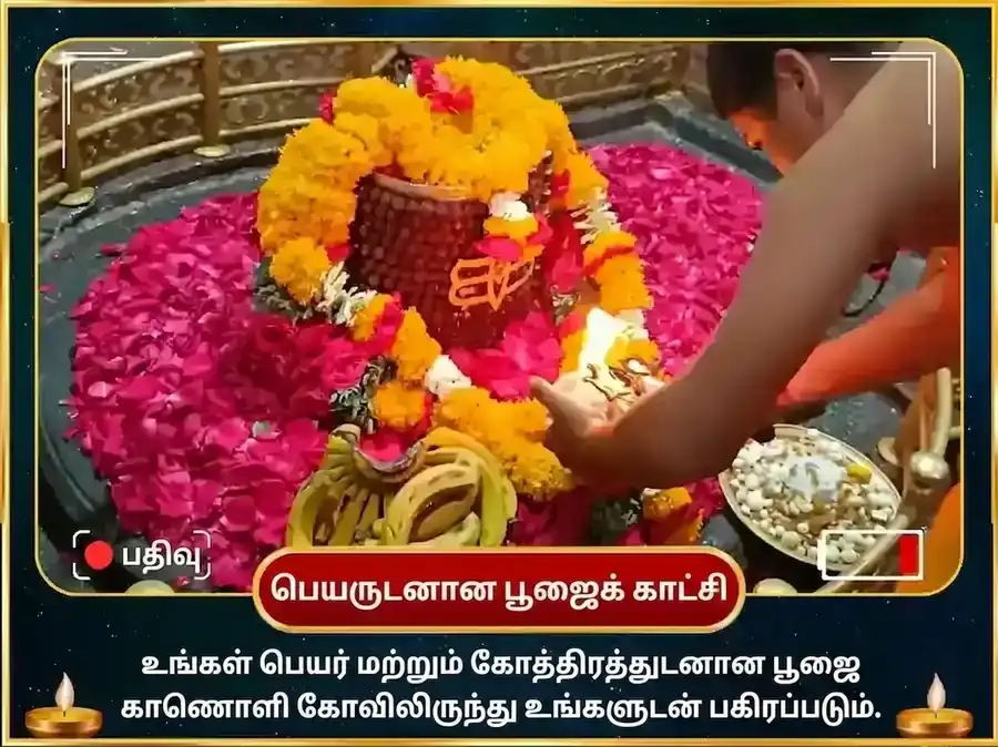 ஸர்வார்த்த சித்தி யோக விசேஷ கிரிஷ்ணேஷ்வர் ஜோதிர்லிங்க பஞ்சாமிர்த ருத்ர அபிஷேக மகா பூஜை puja gallery 2