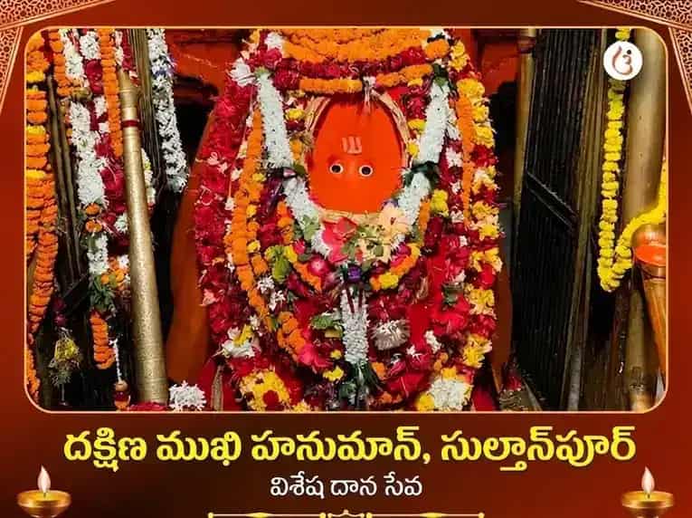 దక్షిణ ముఖి హనుమాన్ మందిర్ విశేష్ దాన్ సేవ puja image 1