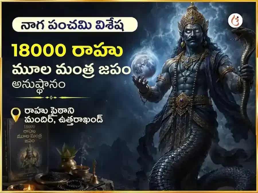 నాగ పంచమి విశేష్ 18000 రాహు మూల మంత్ర జపం puja image 1