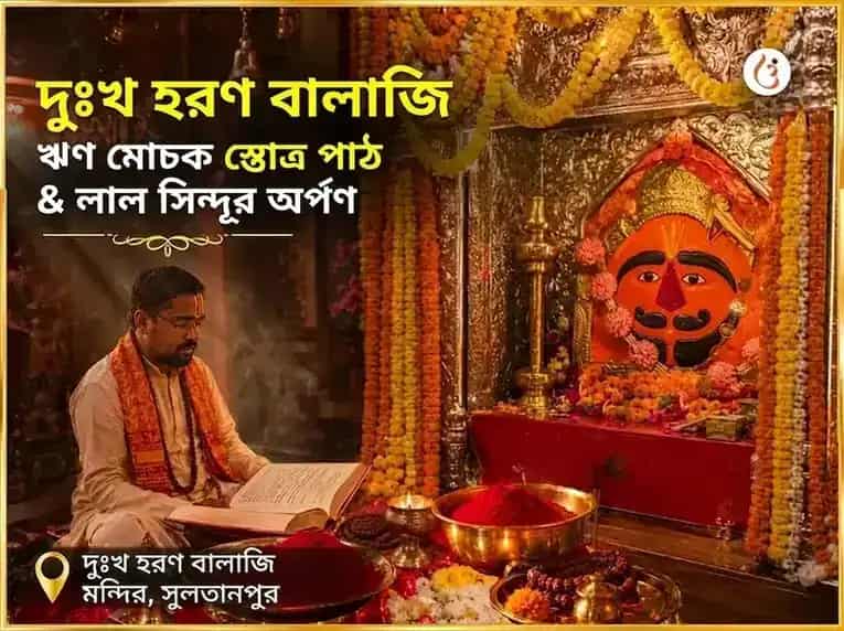 দুঃখ হরণ বালাজি ঋণ মোচক স্তোত্র পাঠ ও লাল সিঁদুর অর্পণ puja image 1