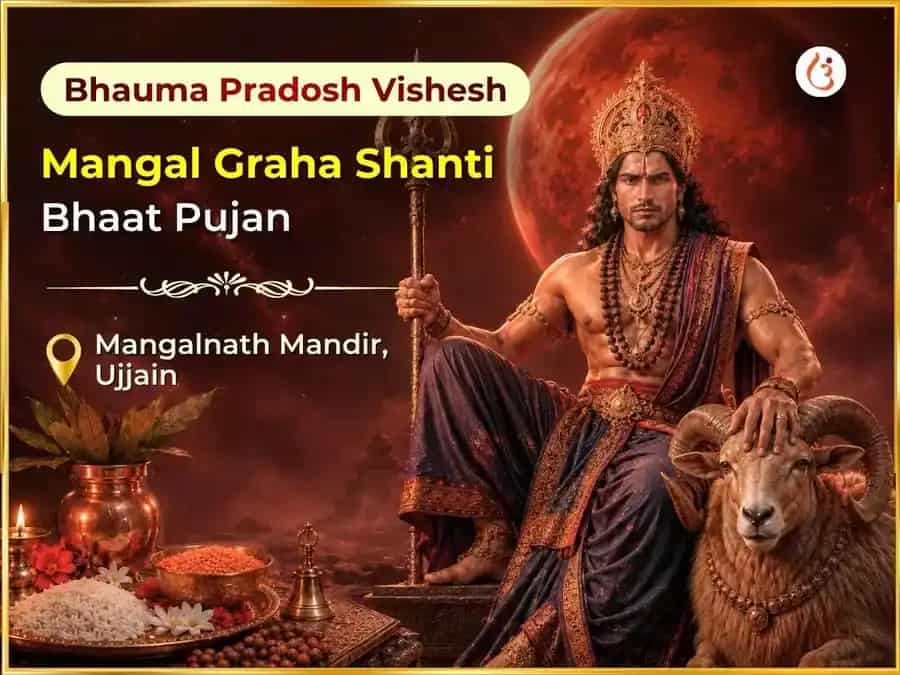 Bhauma Pradosh Vishesh Mangal Graha Shanti Bhaat Pujan puja image 1