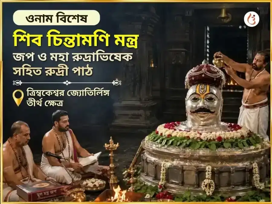 ওনাম বিশেষ শিব চিন্তামণি মন্ত্র জপ এবং মহা রুদ্রাভিষেক সহিত রুদ্রী পাঠ puja image 1