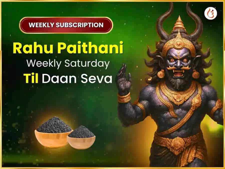Shanivar Visesh Weekly Rahu Paithani Til Daan puja image 1