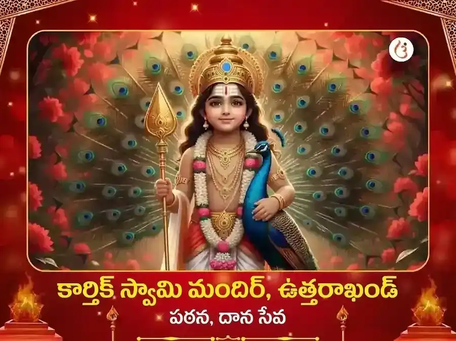 కార్తీక స్వామి మందిర్ విశేష పారాయణం & దాన సేవ puja image 1
