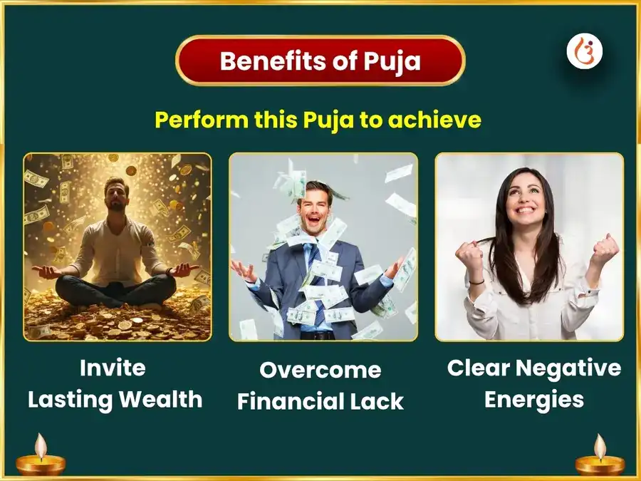 Mahalaxmi Mahayuti Rajyog Prapti Vishesh Shri Yantra Puja & Mahalaxmi Abhishek  Naivedya Seva puja gallery 1