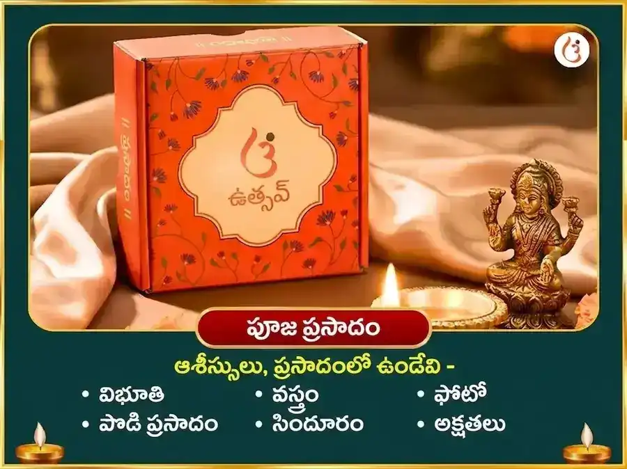 మహాలక్ష్మి మహాయుతి రాజయోగ ప్రాప్తి విశేష శ్రీ యంత్ర పూజ & మహాలక్ష్మి అభిషేక్ నైవేద్య సేవ puja gallery 3