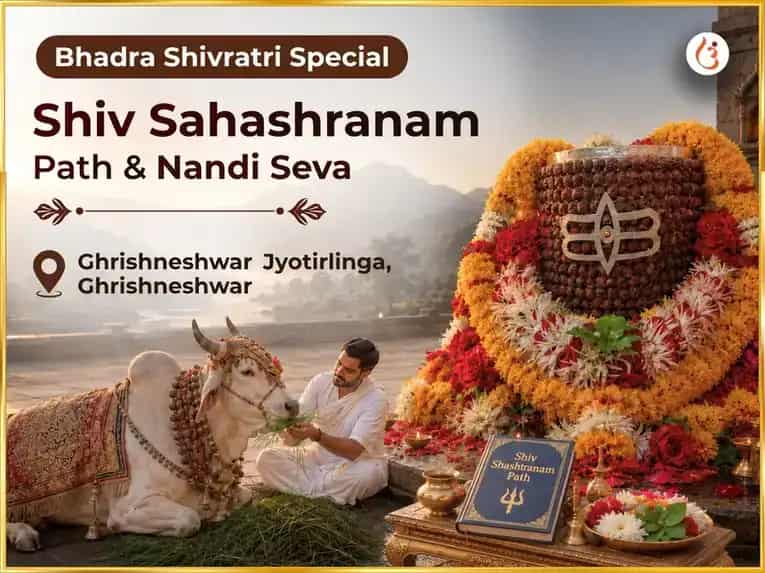 Bhadra Shivratri Special Shiv Sahashranam Path & Nandi Seva puja image 1
