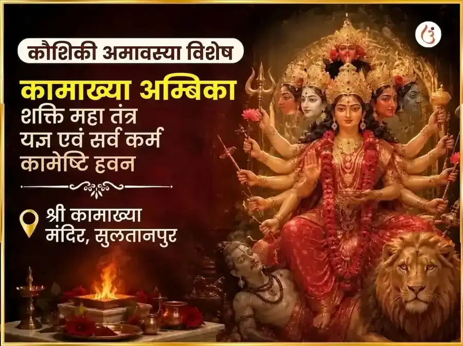 कौशिकी अमावस्या विशेष कामाख्या अम्बिका शक्ति महा तंत्र यज्ञ और सर्व कर्म कामेष्टि हवन puja image 1