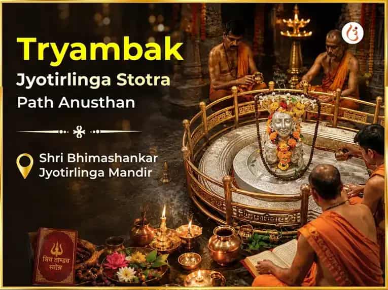  Bhimashankar Jyotirlinga Visesh Tryambak Jyotirlingam Stotra Paath puja image 1