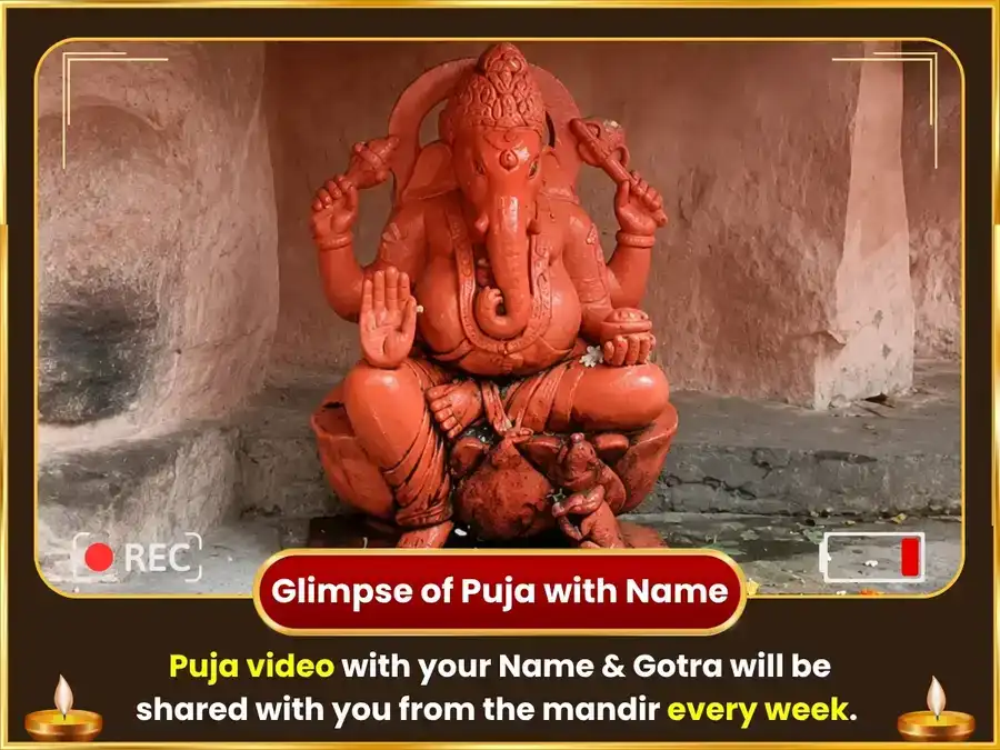 Ganesh Chaturthi Visesh Dhumra Ganpati Weekly Ganesh Modak & Dahi Sakkar Arpan puja gallery 4