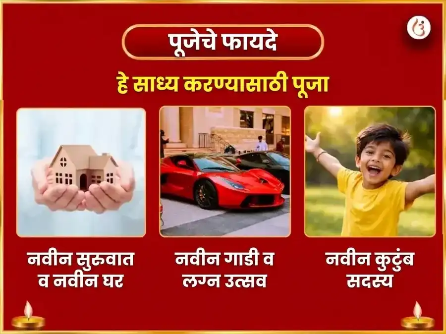 इच्छा आणि मनोकामना पूर्ण होण्यासाठी विशेष श्री सिद्धिविनायक गणपती साप्ताहिक नारळ आणि दुर्वा दान puja gallery 1